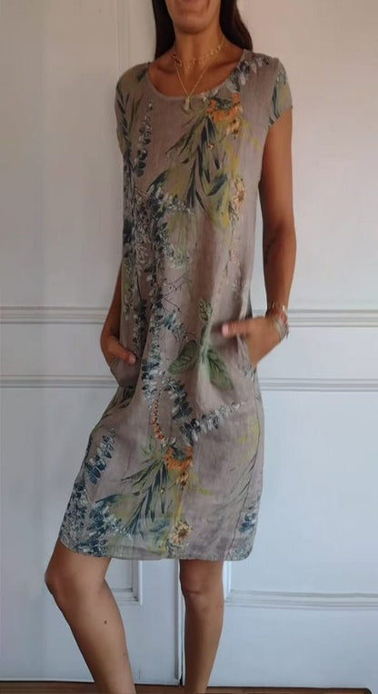 Vestido de mujer suave y confortable para primavera y verano