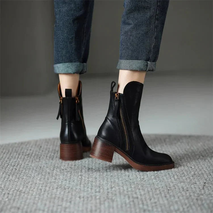 Sierra | Botines de piel