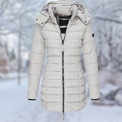 Cornecia | Elegante abrigo largo para mujer