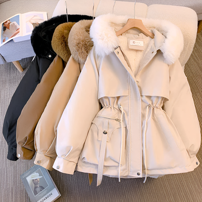 Chaqueta mujer elegante resistente al frío chic y cómoda