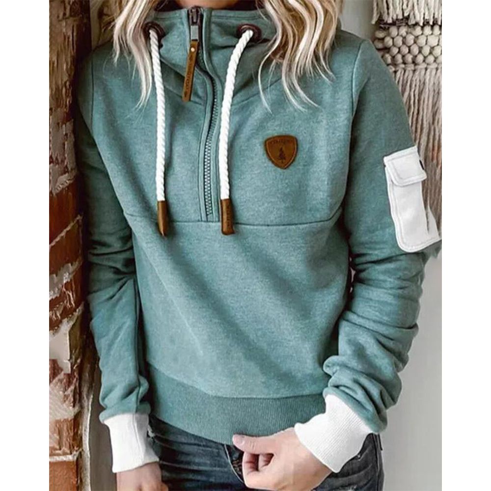 Jersey femenino suave cálido moderno y versátil otoño-invierno