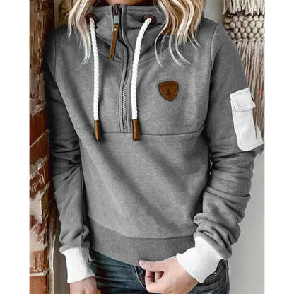 Jersey femenino suave cálido moderno y versátil otoño-invierno
