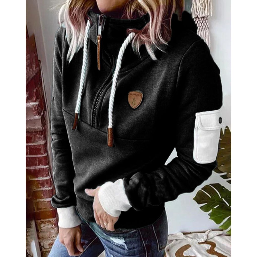 Jersey femenino suave cálido moderno y versátil otoño-invierno