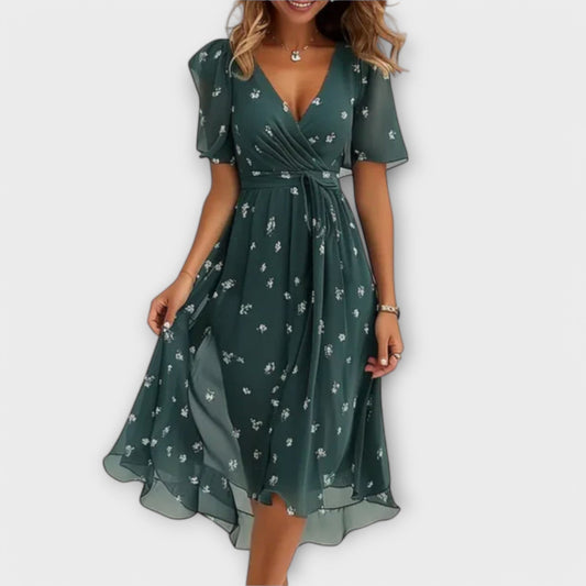 Emmy | Vestido de señora con escote en V