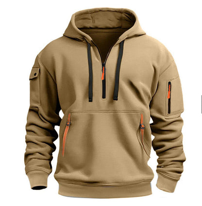 Hoodie hombre moderno cálido y cómodo para uso diario