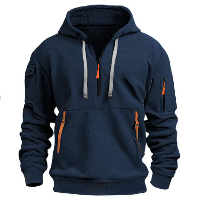 Hoodie hombre moderno cálido y cómodo para uso diario