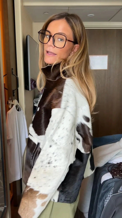 Chaqueta de Moda Mujer – Estilo Estampado, Elegante y Confortable