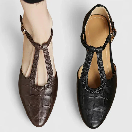 Zapatos mujer estilo elegante cuero cómodos primavera-verano