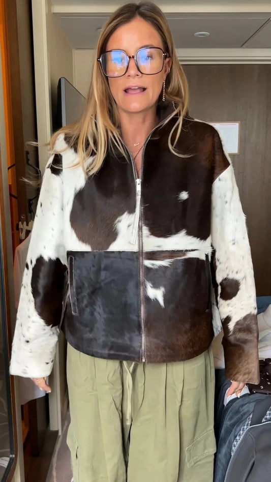 Chaqueta de Moda Mujer – Estilo Estampado, Elegante y Confortable