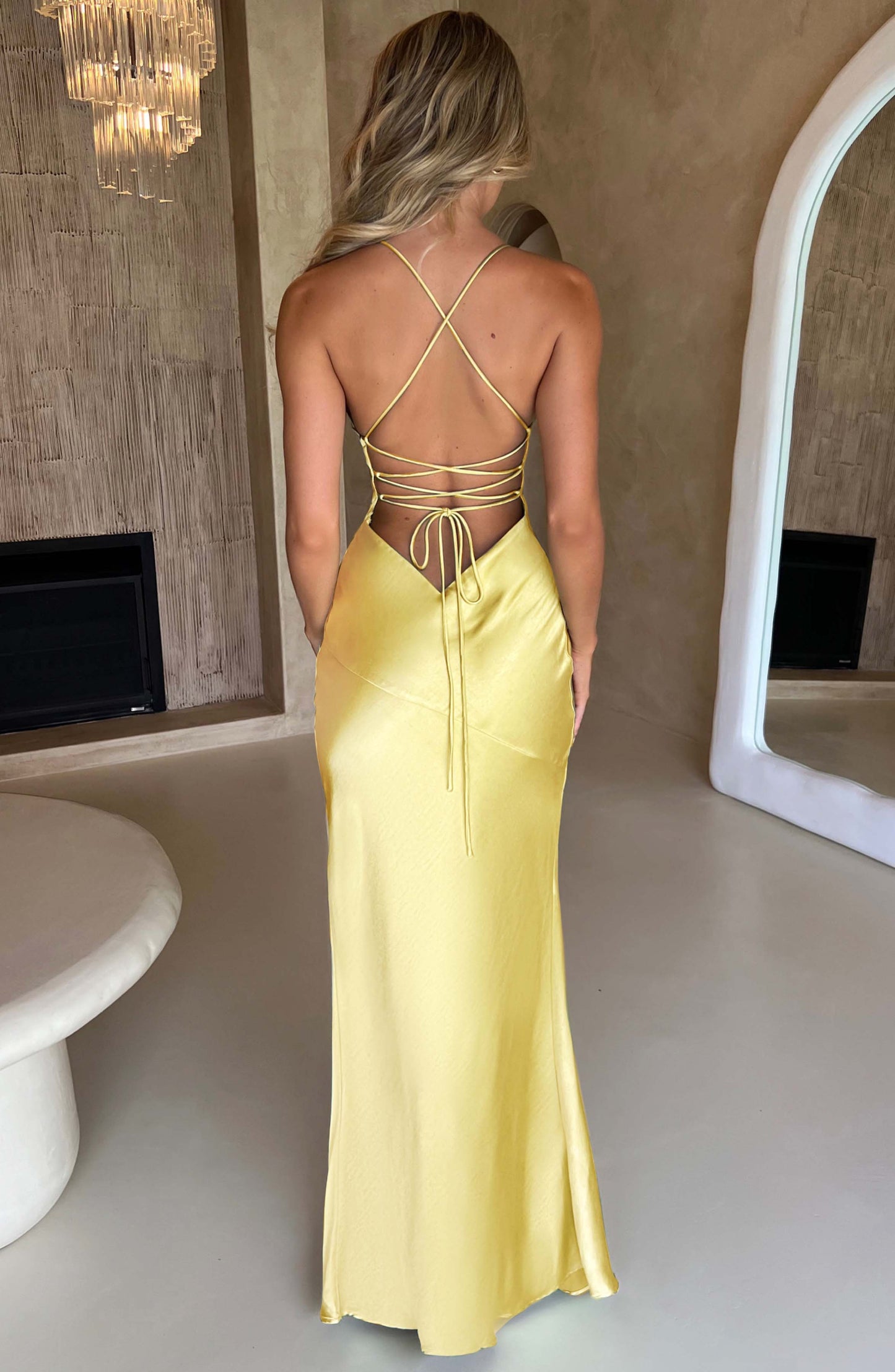 Vestido elegante maxi invitada boda slit alto y estiloso