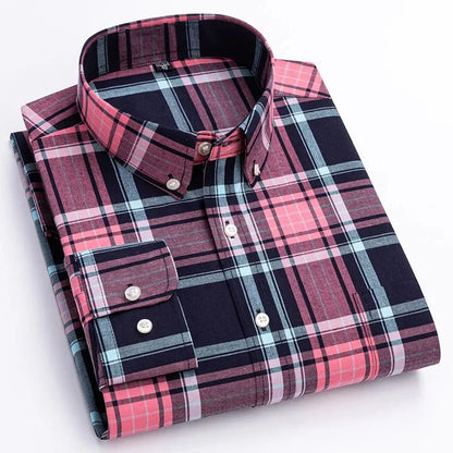 Camisa a cuadros elegante y moderna para hombre