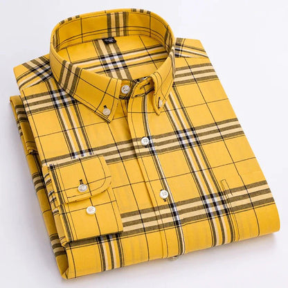 Camisa a cuadros elegante y moderna para hombre