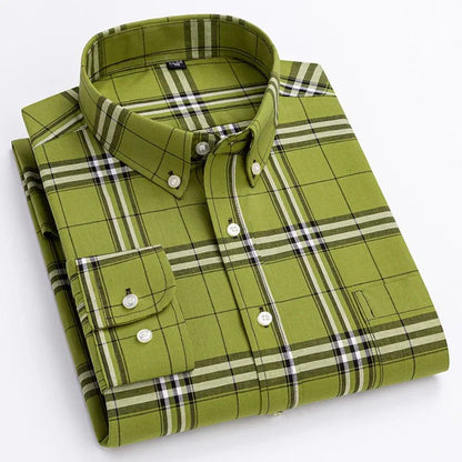Camisa a cuadros elegante y moderna para hombre