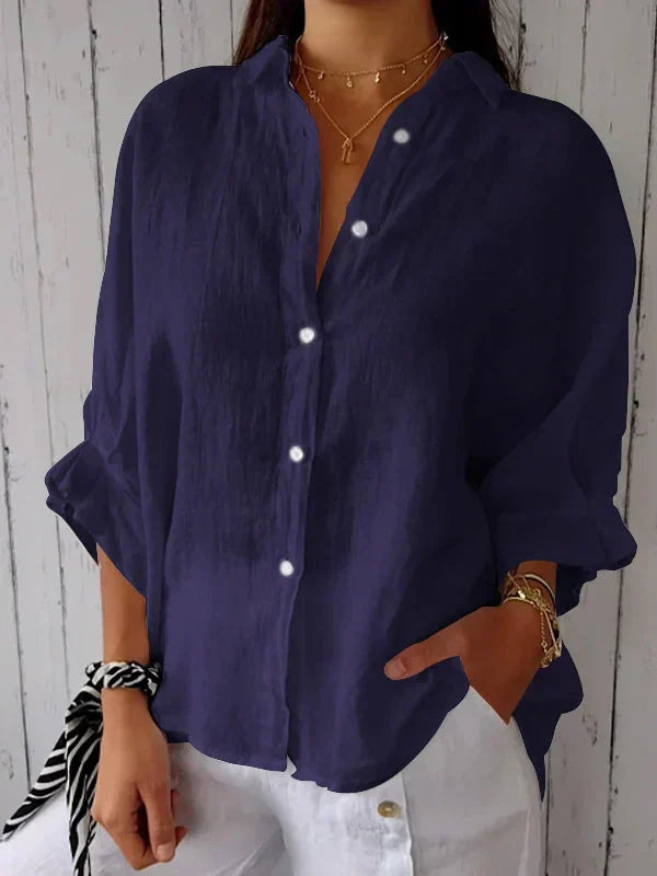 Patricia | Blusa abotonada de elegancia atemporal