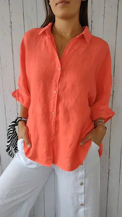 Patricia | Blusa abotonada de elegancia atemporal