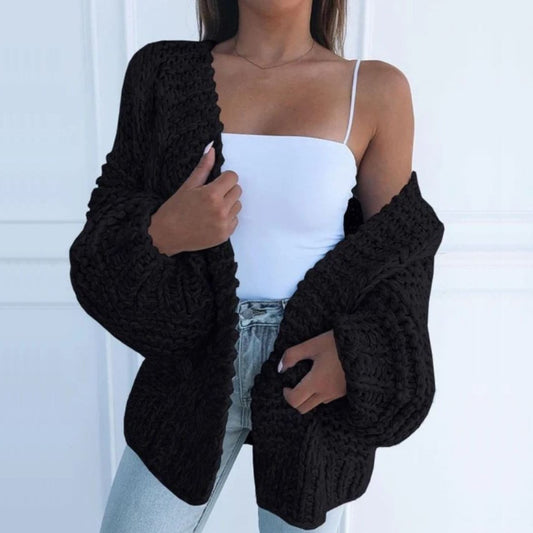 Jersey oversize femenino cómodo moderno ideal otoño-invierno