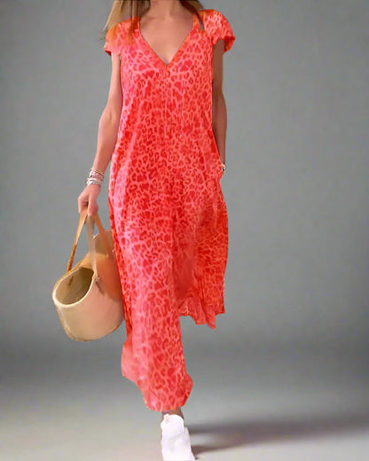 Danita | Vestido largo con escote en V