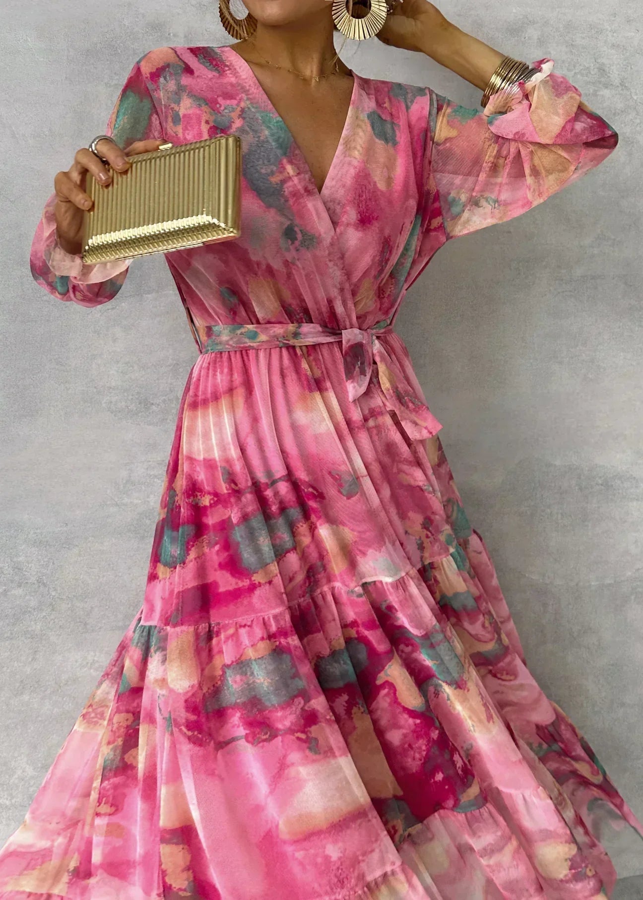 Vestido veraniego floral, moderno y versátil para diario o fiesta