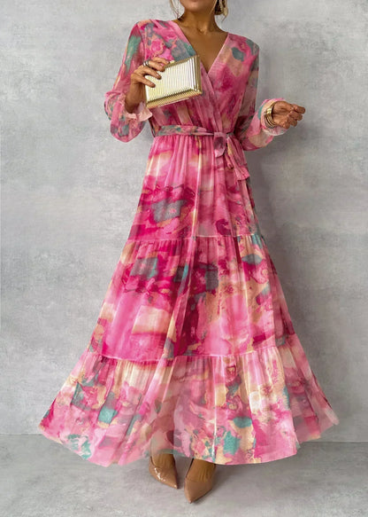 Vestido veraniego floral, moderno y versátil para diario o fiesta