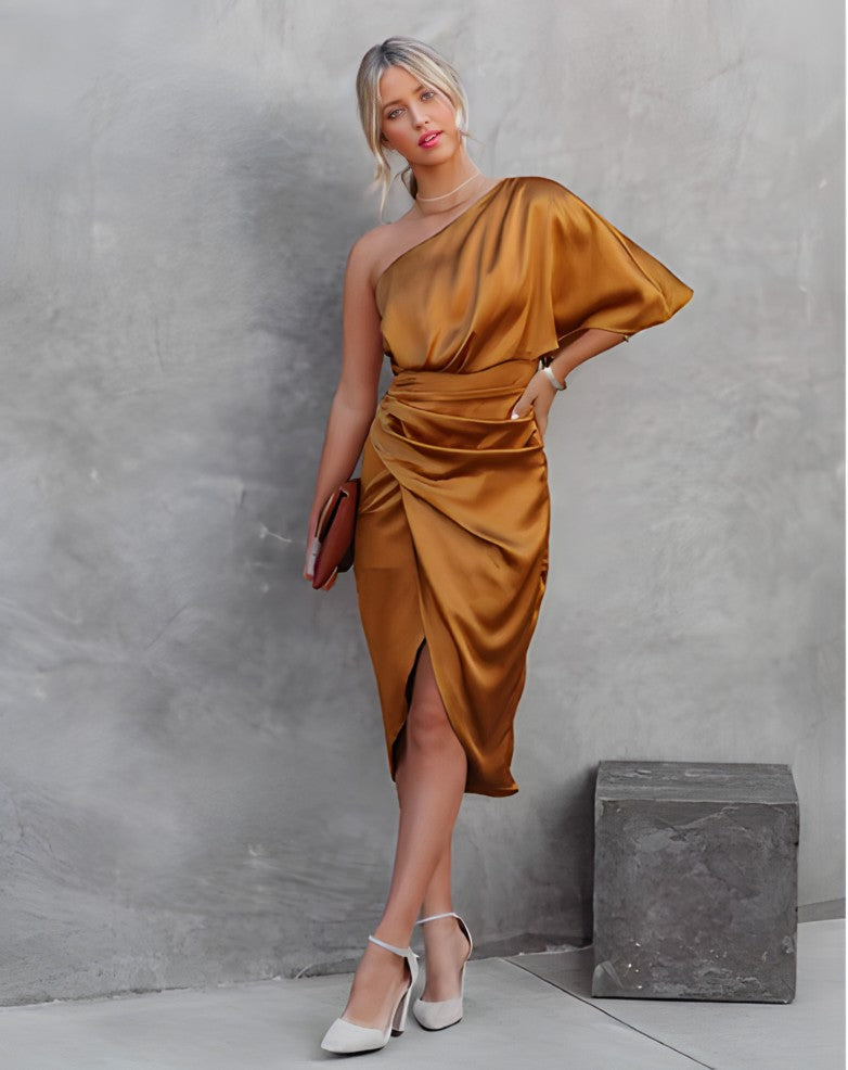 Vestido Elegante Mujer – Seda Suave, Cómodo y Perfecto para Celebraciones