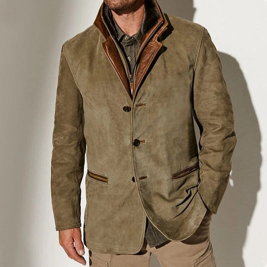 Chaqueta hombre vintage casual cómoda y moderna estilo retro