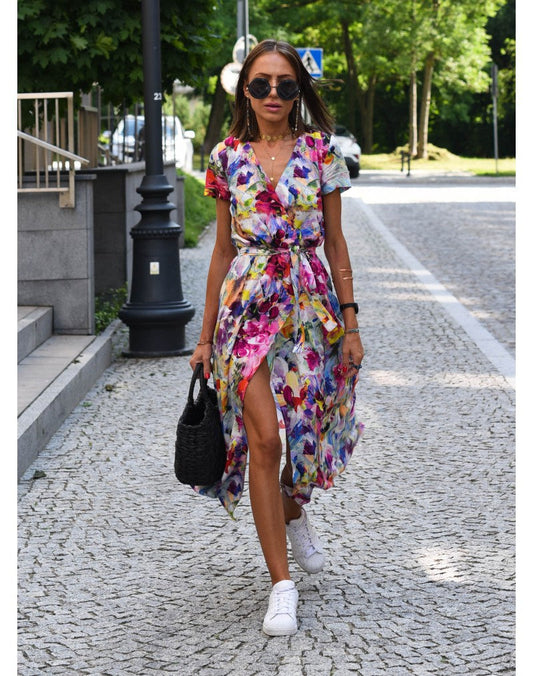 Grace | Elegante vestido con cuello en V