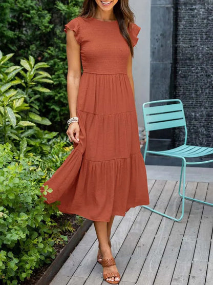 Elsie | Elegante vestido de verano con detalles de volantes y bolsillos