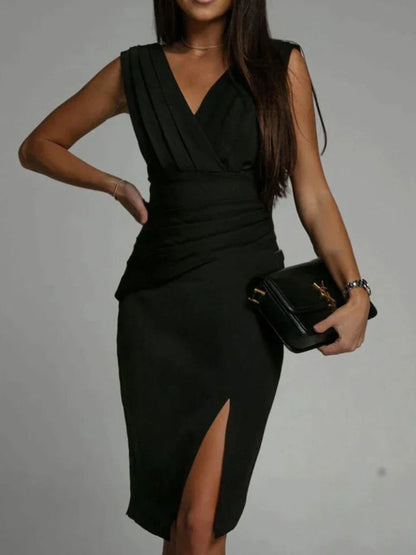 Lotus | Vestido bodycon plisado