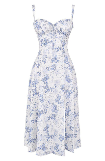 Vestido Midi Elegante Mujer – Corsé Detallado, Cómodo y Atemporal