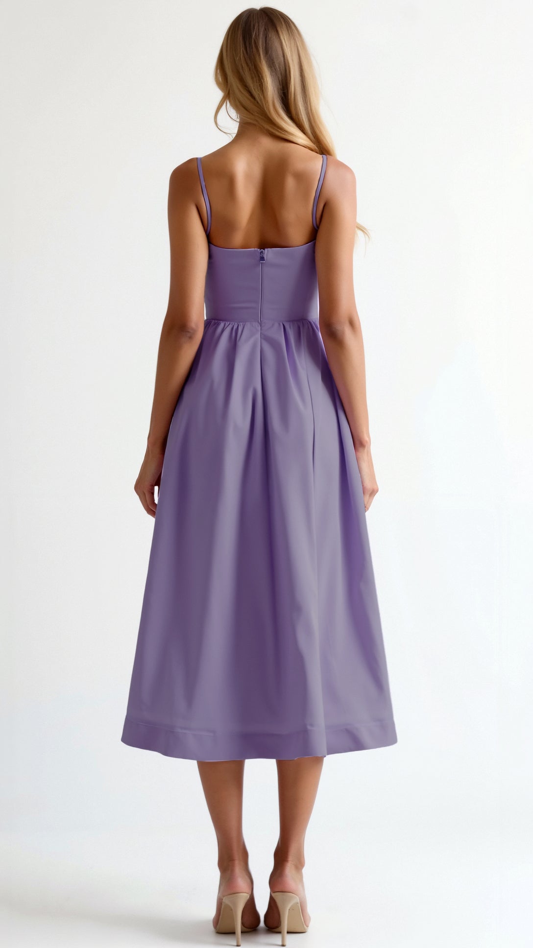 Vestido Midi Mujer – Diseño Fluido, Ligero y Sofisticado para Fiestas