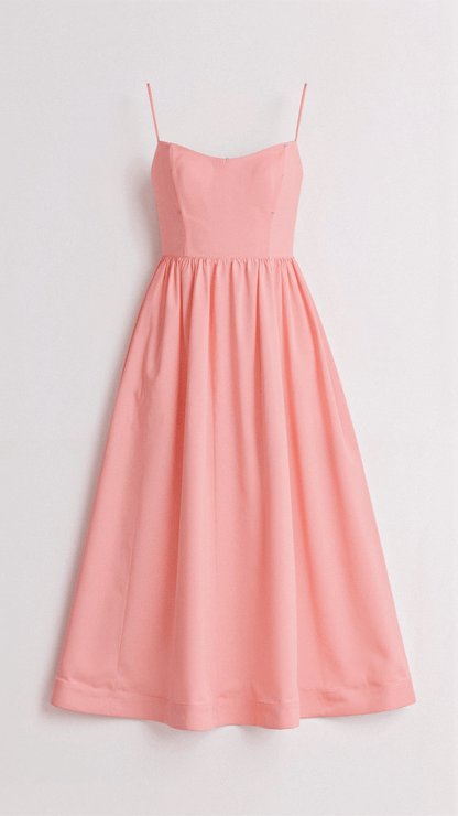 Vestido Midi Mujer – Diseño Fluido, Ligero y Sofisticado para Fiestas