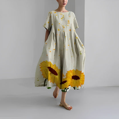 Naolin | Maxi Vestido Boho Floral de Primavera