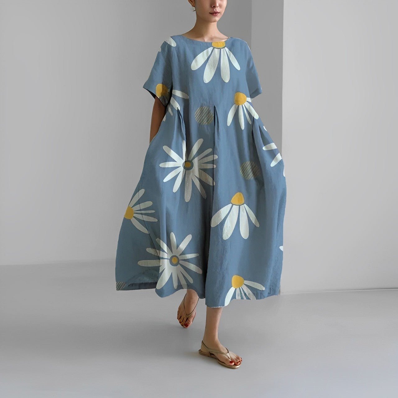 Naolin | Maxi Vestido Boho Floral de Primavera