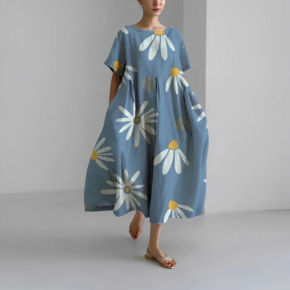 Naolin | Maxi Vestido Boho Floral de Primavera