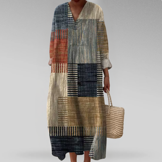 Yazmin | Vestido geométrico de mujer