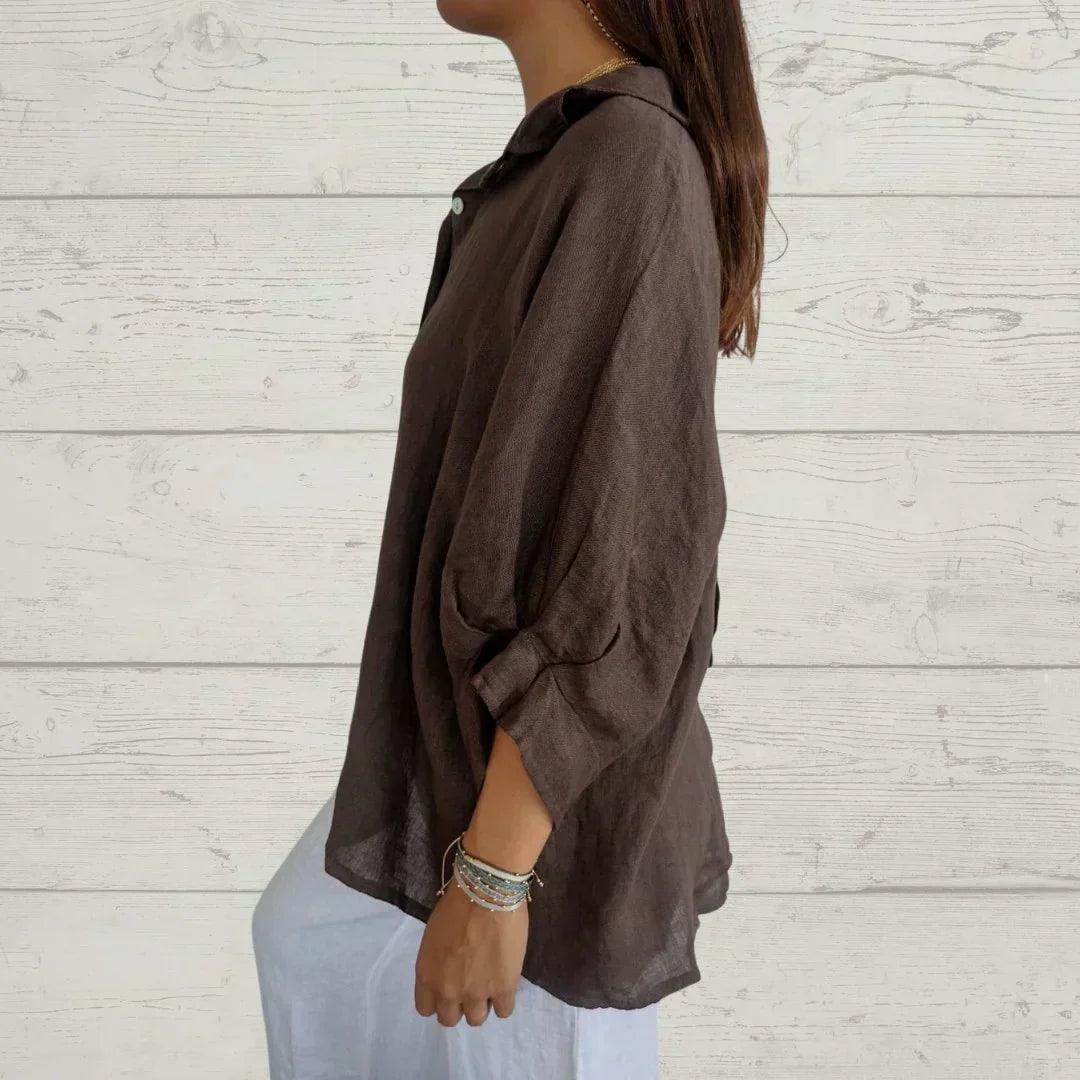 Patricia | Blusa abotonada de elegancia atemporal