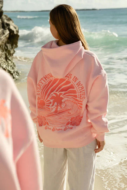Sudadera con capucha para mujer: moderna y cómoda, con diseño bordado
