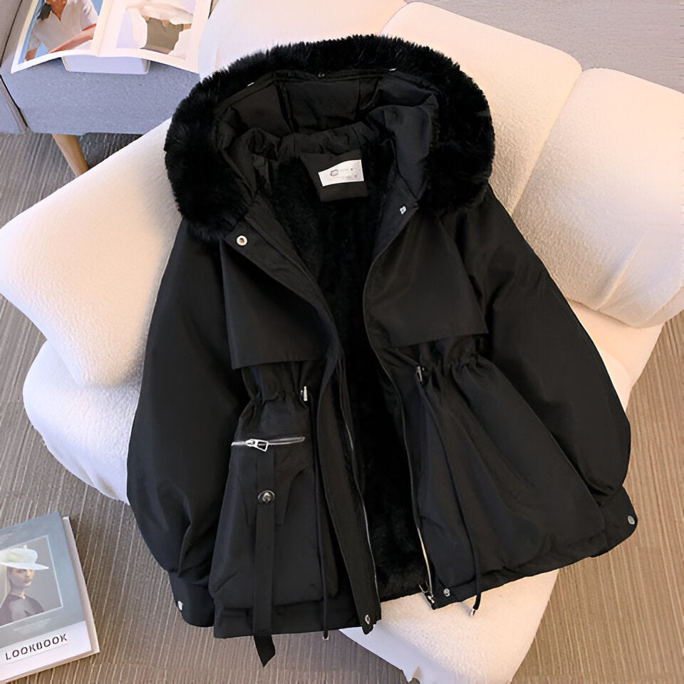 Chaqueta mujer elegante resistente al frío chic y cómoda