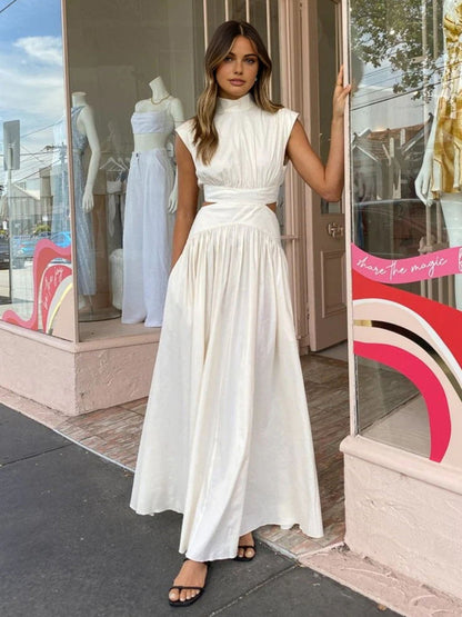 Vestido Elegante Mujer – Largo con Cut Out Chic para Eventos Especiales