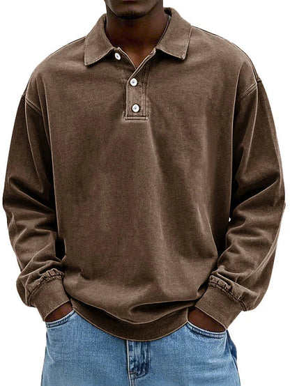 Camisa Hombre – Manga Larga Vintage, Elegante y Atemporal