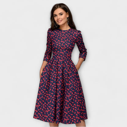 Evelyn | Elegante vestido hasta la rodilla
