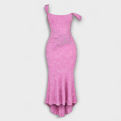 Elle | Vestido largo con corsé elegante y refinado