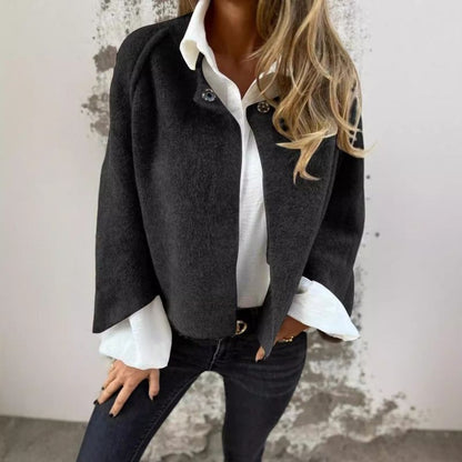 Crysta | Chaqueta Acogedora Imitación de cachemir