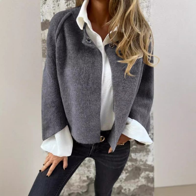 Crysta | Chaqueta Acogedora Imitación de cachemir