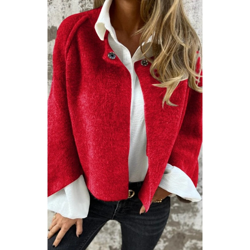 Crysta | Chaqueta Acogedora Imitación de cachemir
