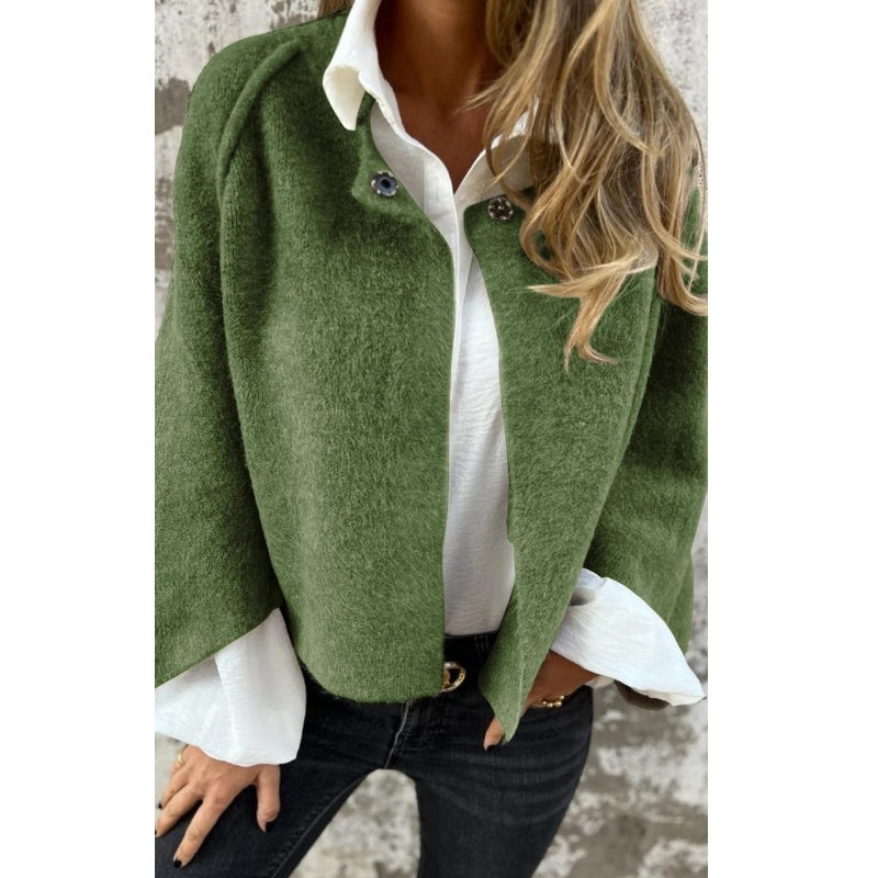 Crysta | Chaqueta Acogedora Imitación de cachemir