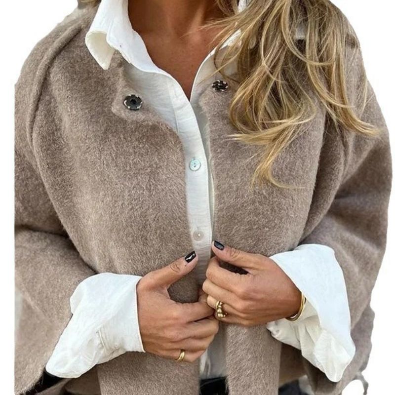 Crysta | Chaqueta Acogedora Imitación de cachemir