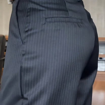 Pantalones de Mujer a Rayas – Estilo Formal y Profesional