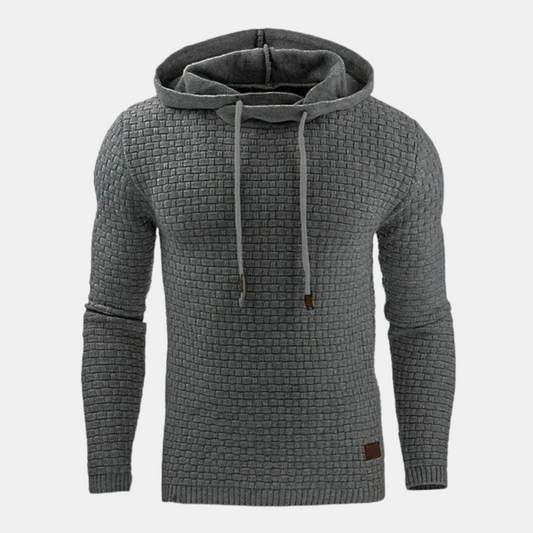 Sudadera masculina elegante y ajustada, perfecta para cualquier ocasión
