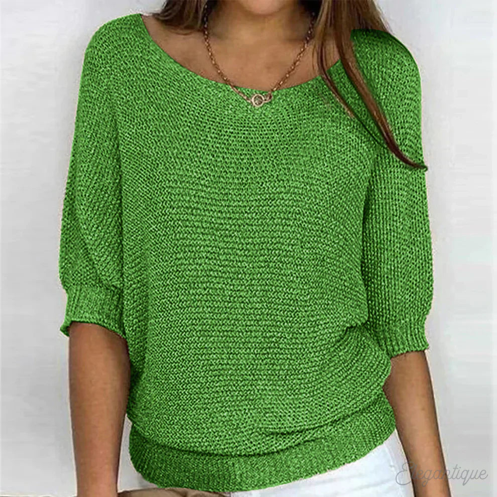 Elegante jersey de punto para mujer: suave y elegante